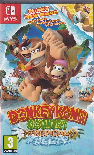 Donkey Kong Country Tropical Freeze - Nintendo Switch spil (A Grade) (Used) (eng)